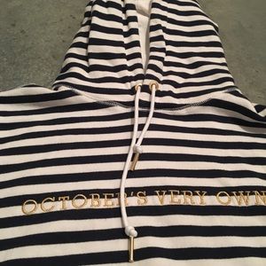 OVO October’s Very Own striped sweatshirt
